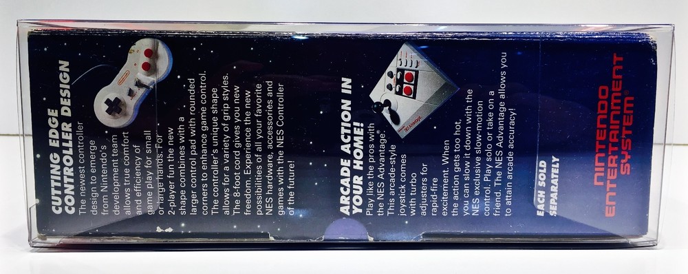 1 Console Box Protector For NES TOP LOADER Display Case Boxes Nintendo