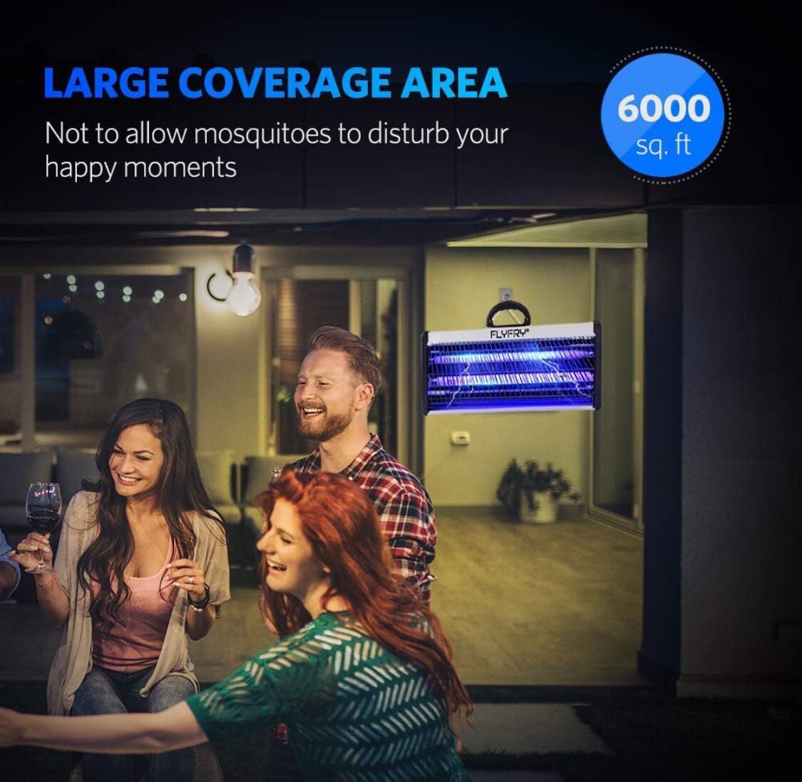 Portable Bug Zapper 40w Large for Restaurant Electric Lamp Mosquito Fly Killer