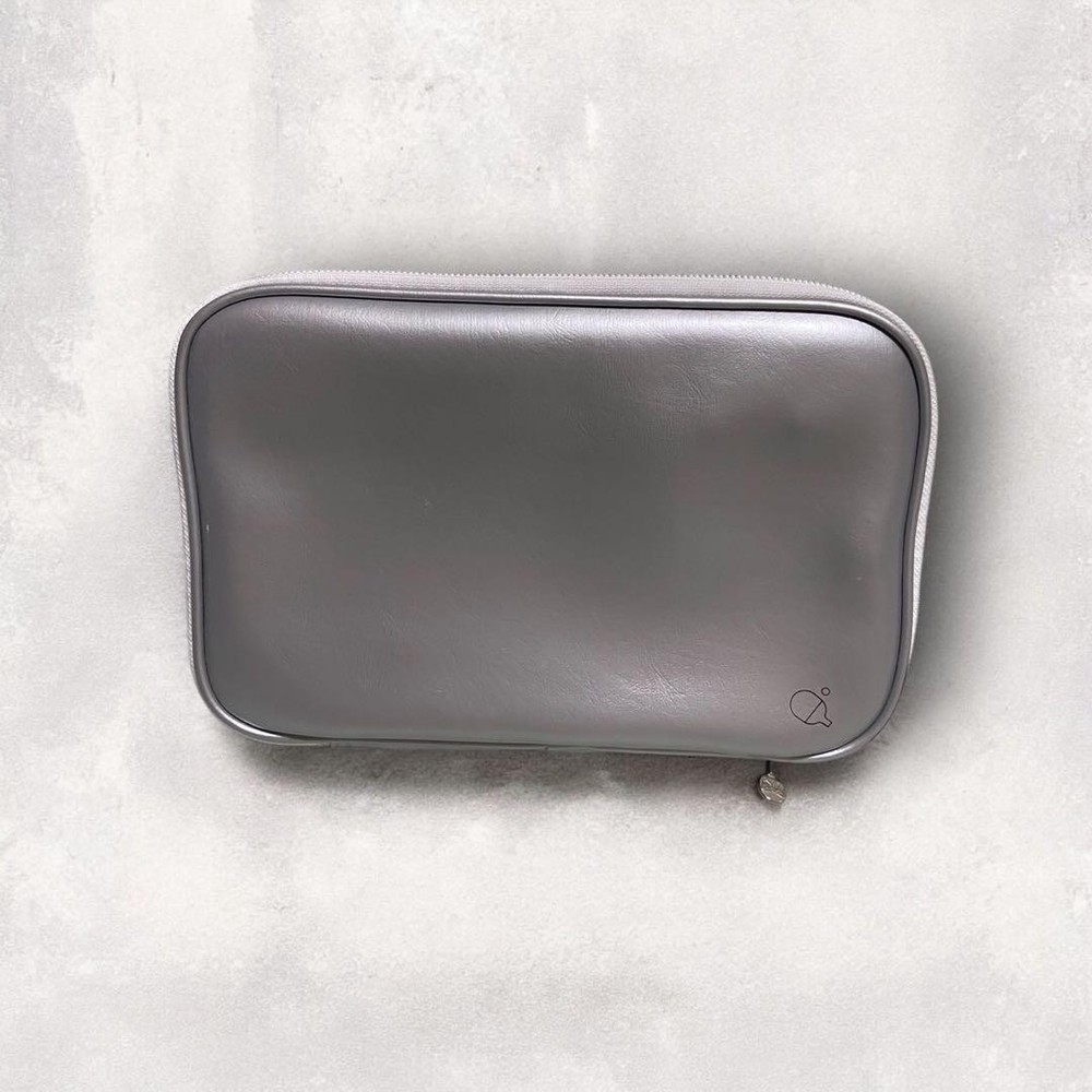 Showa Retro Racket Case / Table Tennis Silver