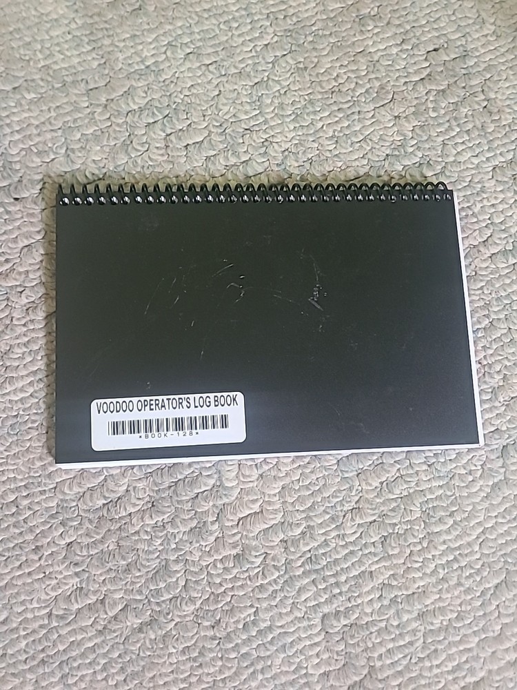 VooDoo Tactical Men's Marksman Data Book, Black