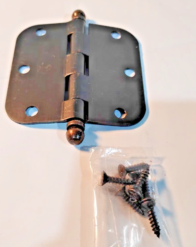 Nostalgic Warehouse Ball-Tip Residential Door Hinge with Radius Corner