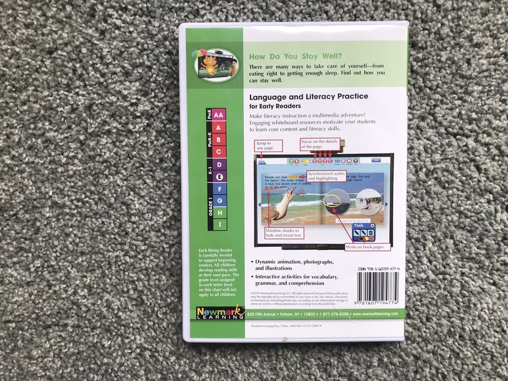 Newmark Interactive Whiteboard Resources Science Vol. 2 5 CD-ROM Set VG Cond