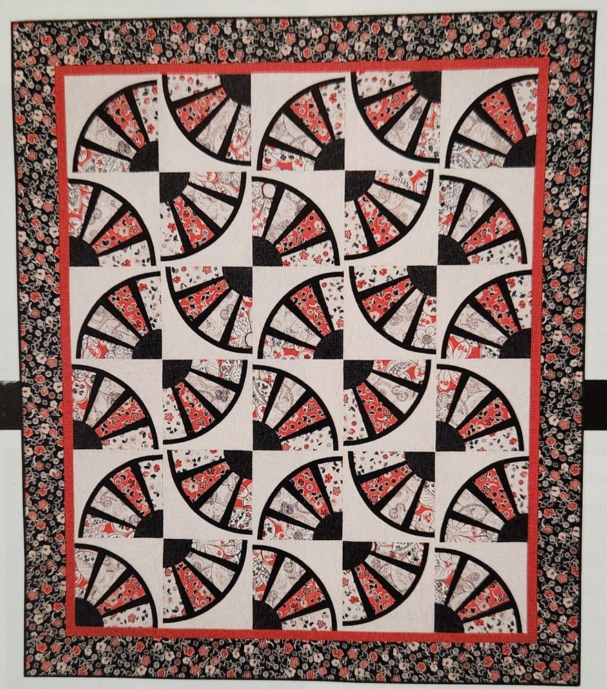 "Fan Dance" Quilt Pattern from 2012 Magazine Intermediate