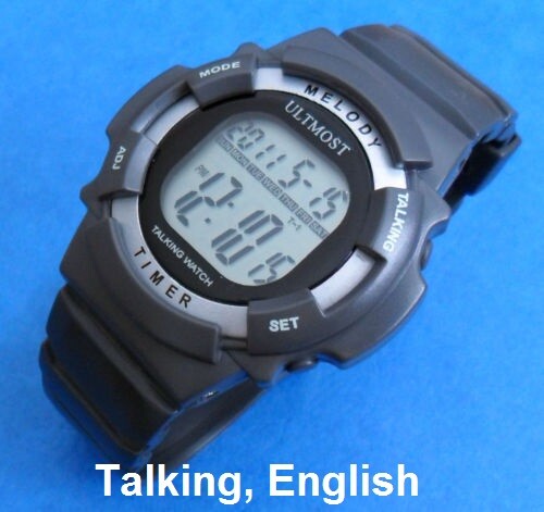 English Language Talking Sport Multi-function Watch, Alarm, Countdown Timer