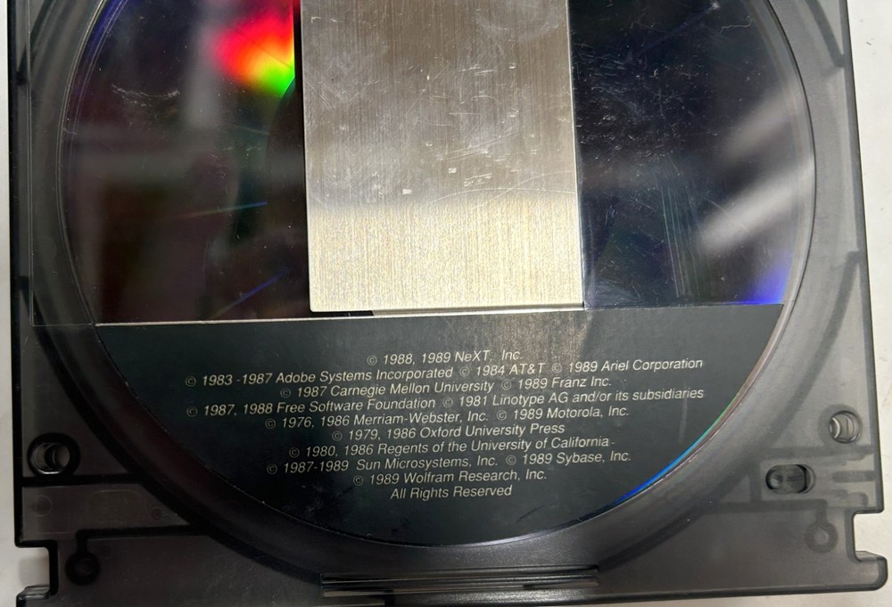 Very Early Next Cube Optical Disk Software Release Vrs 1.0a