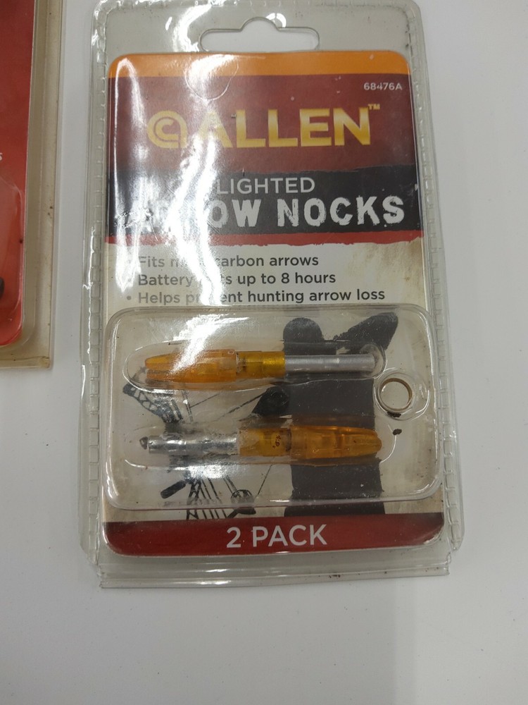 ALLEN LIGHTED ARROW NOCKS, & ARROW REST (NEW)