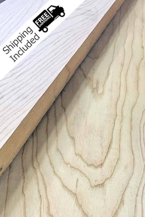 1/8", 1/4", 1/2" & 3/4" S4S Alder Dimensional Lumber