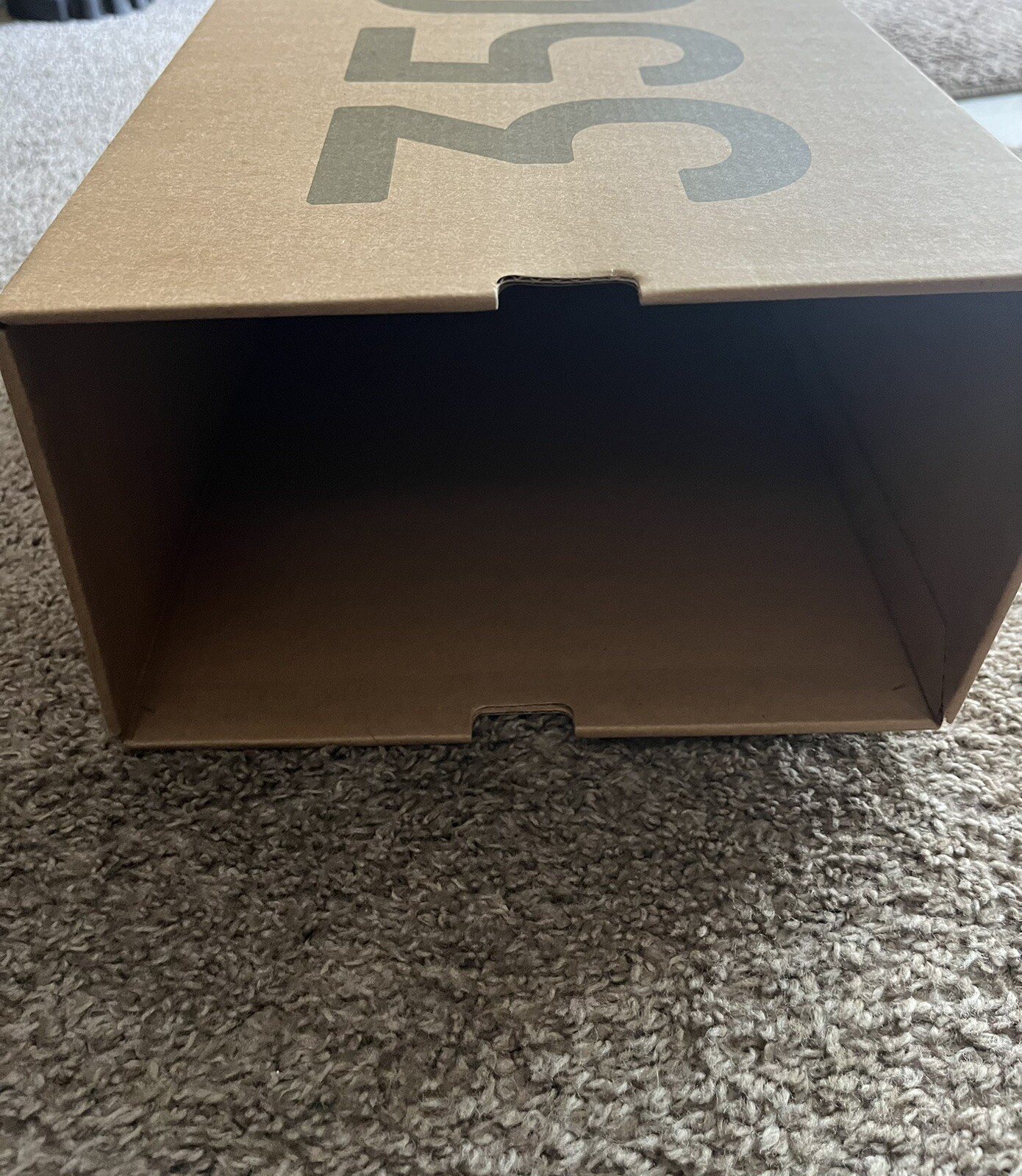 Adidas Yeezy Boost 350 Empty Shoe Box Only Plain No Size Label NEW orig Packing