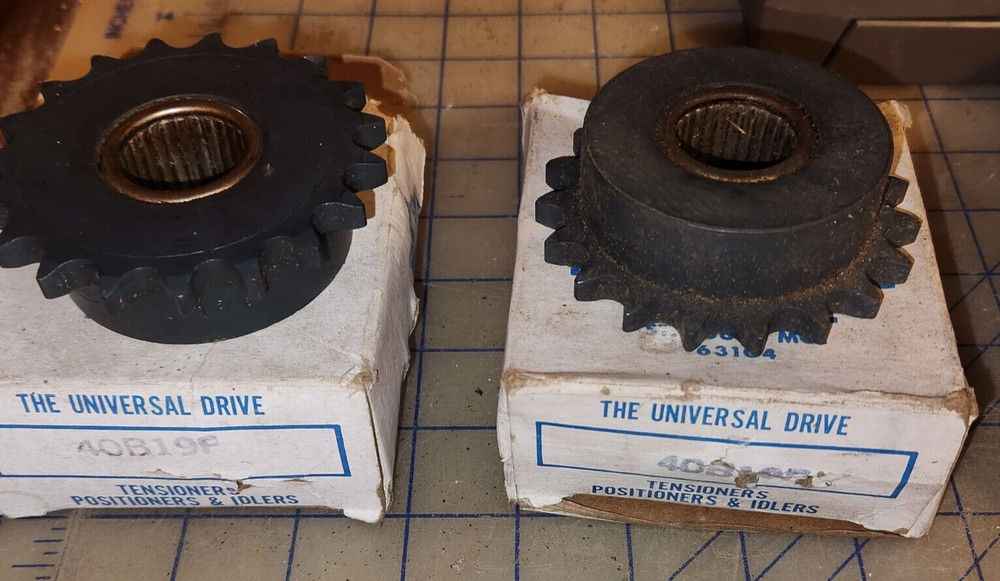 2 - OPEN BOX BREWER MACHINE & GEAR 40B19F GEAR SPROCKETS - NEW -