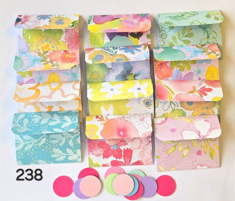 Handmade Folding Notes - Set of 12 -