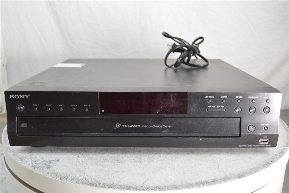 SONY CDP-CE500 5-Disc CD Changer SEE NOTES
