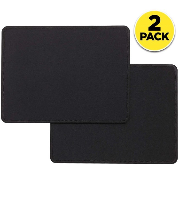 2-Pack Non-Slip Mouse Pad Stitched Edge PC Laptop For Computer PC Gaming Rubber