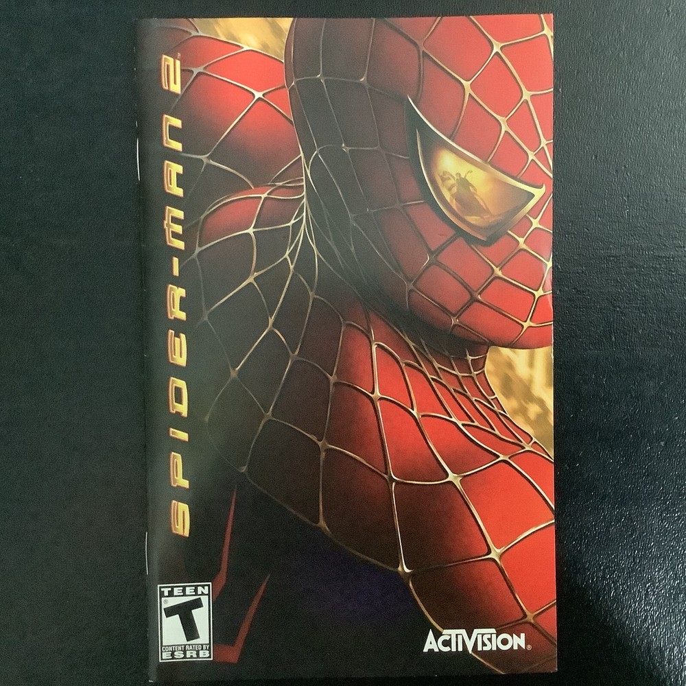 Spider-Man 2 PS2 PlayStation 2 Instruction Manual Only
