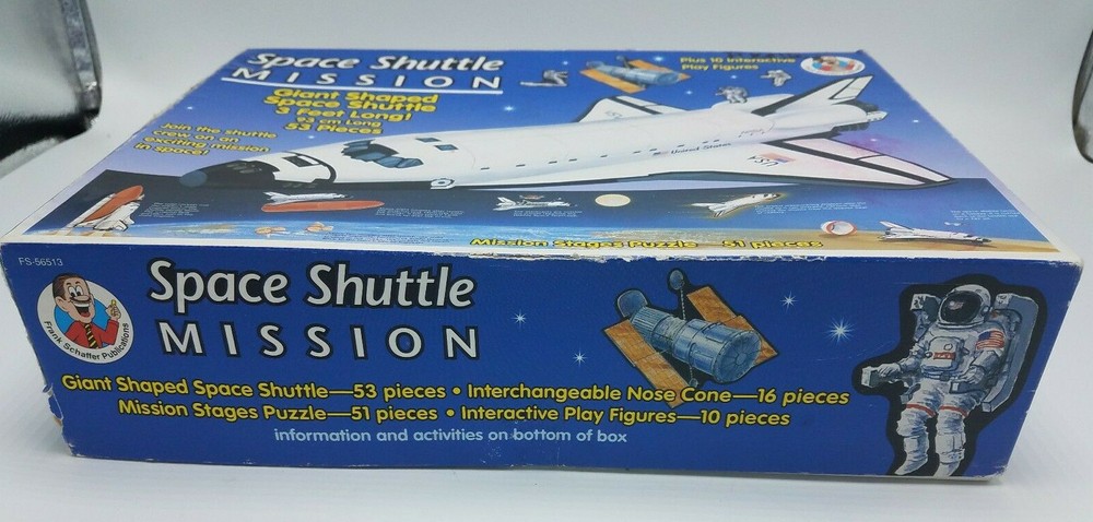 Frank Schaffer Space Shuttle Mission Puzzle 130 Pieces Complete