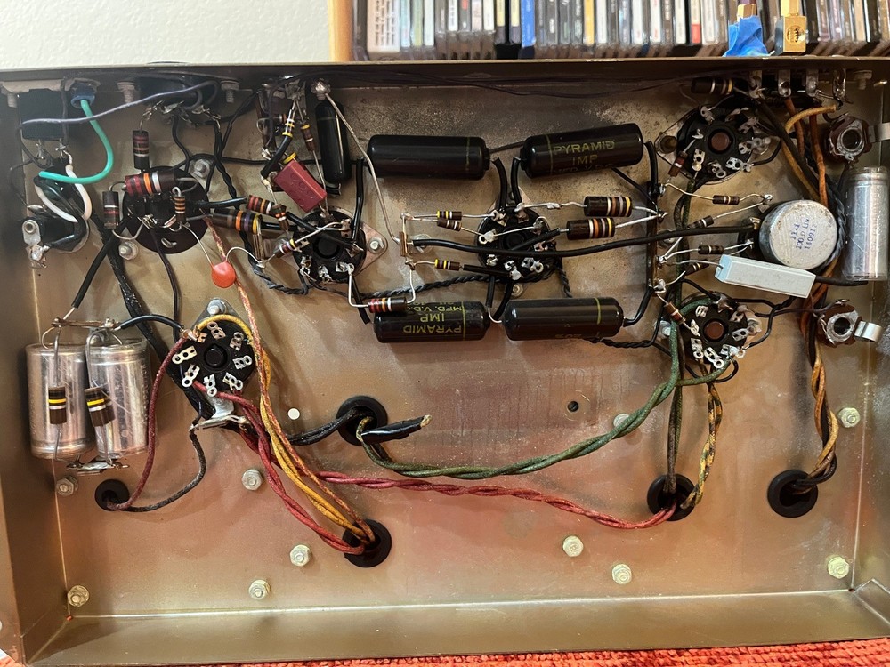 Heathkit W4-AM Amplifier with tubes **NICE** 