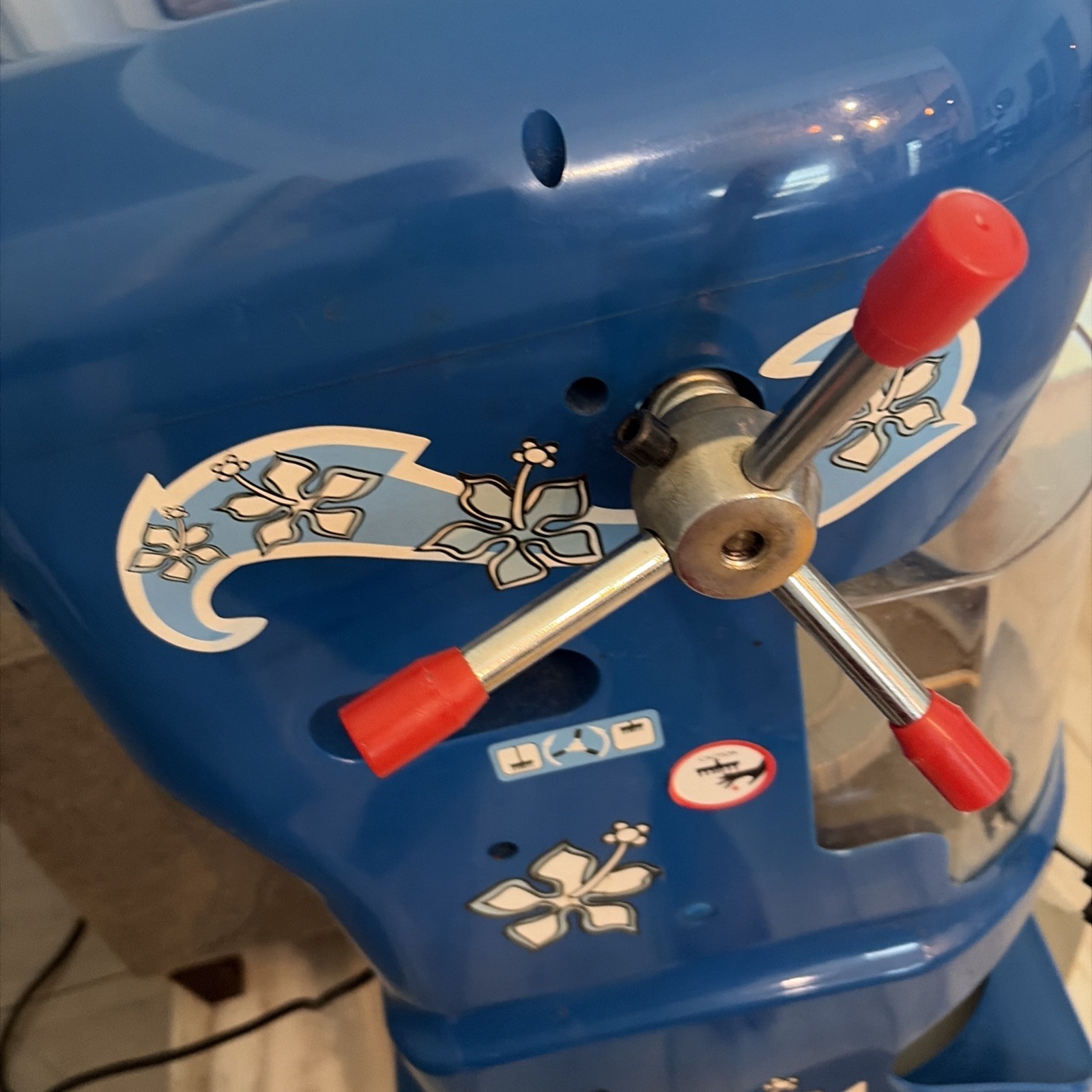 250W Commercial Ice Cub Shaved Ice Machine Premium Ice Shaver Snow Cone Maker