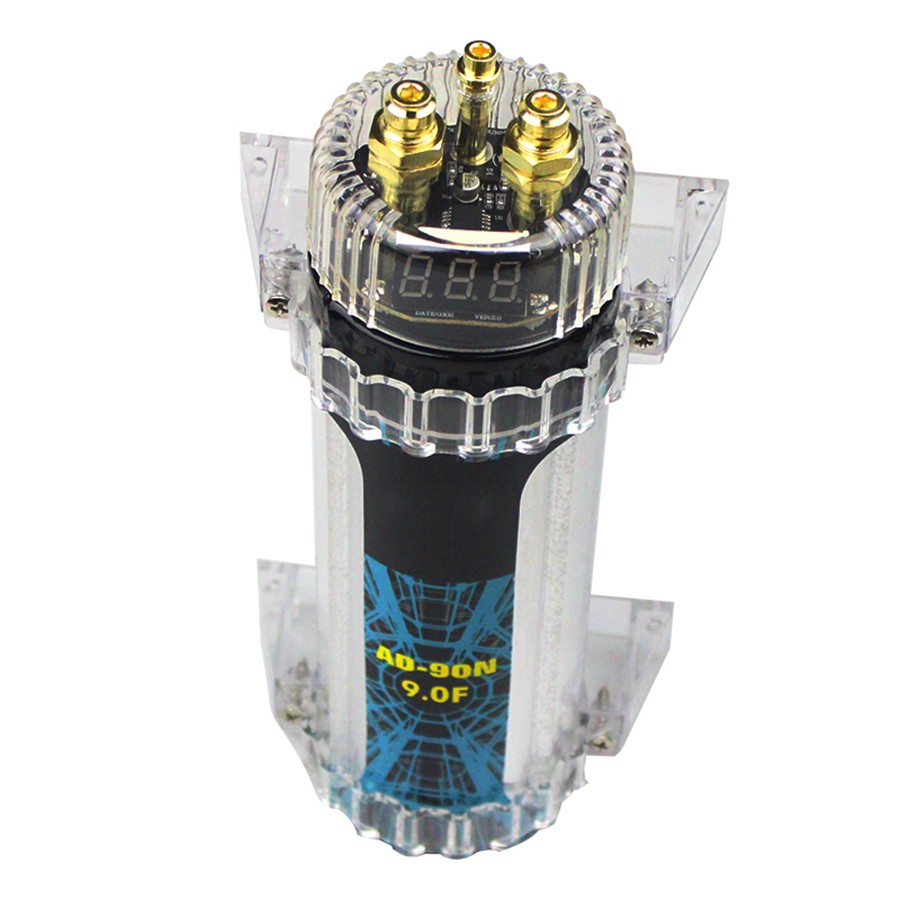 9.0 Farad Capacitor Auto Car Audio Digital Voltage Power Subwoofer Modification