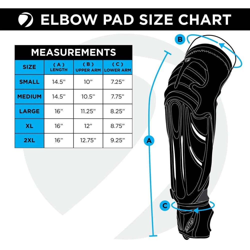 Dye Performance Elbow Pads - Dyecam Cyan - Small