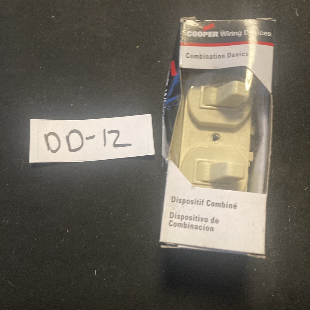 Cooper combination switch single pole switches 271V-BOX
