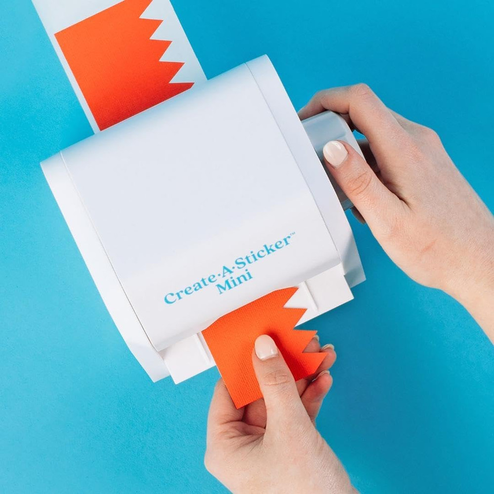 Create-A-Sticker, Mini, 2.5” Sticker and Label Maker Machine, Portable, Includes