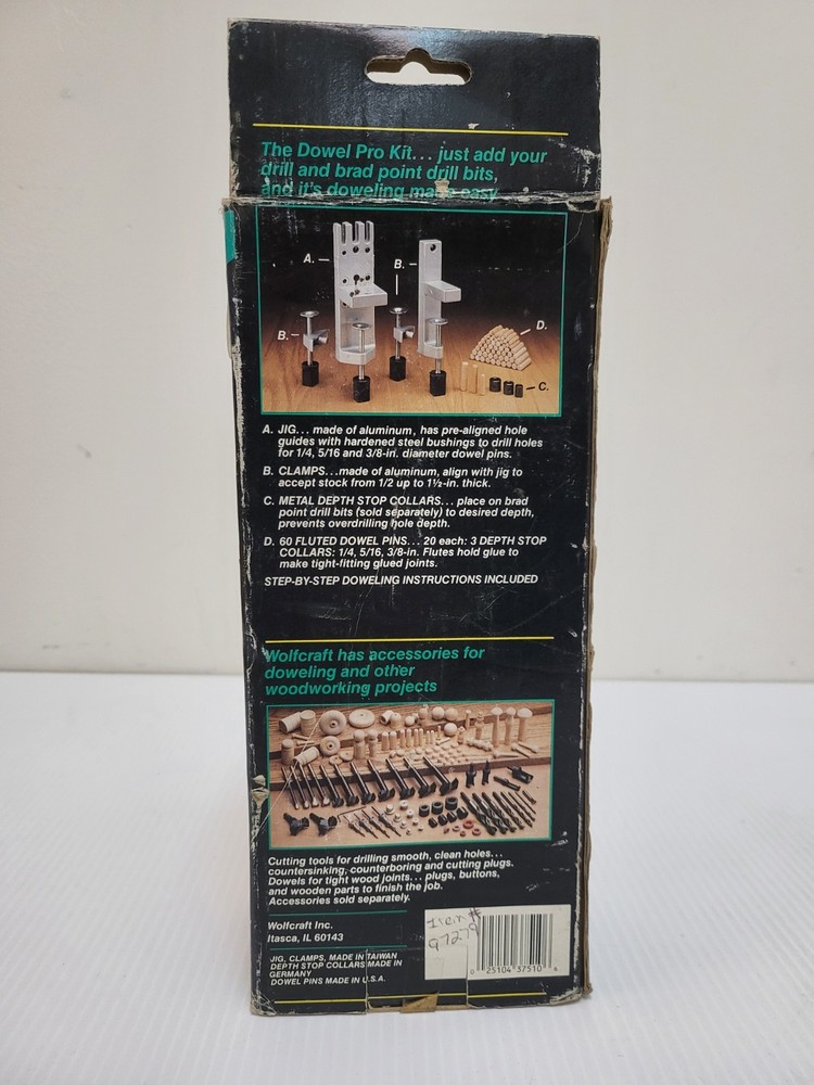 Wolfcraft 3751 Dowel Pro Wood Joining Kit