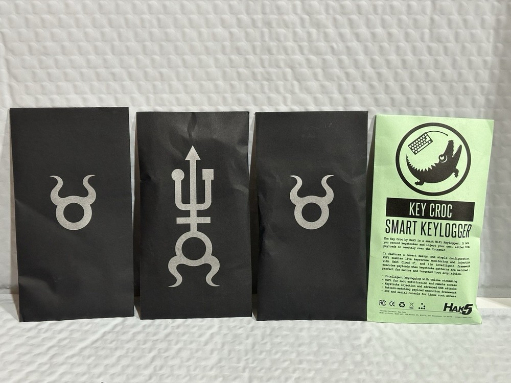 O.MG Adapter KEY CROC  Hak5 Wi-Fi , Programmer, Omg Cables  4 Pack