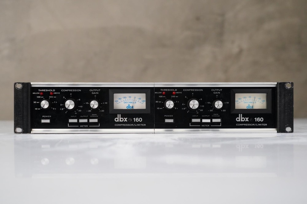 dbx 160VU Compressor Limiter Stereo Pair #59108
