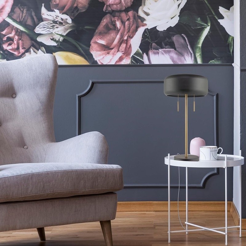 Industrial Table Lamp Dual Pull Chains E26 Base Smart Lighting Solution New