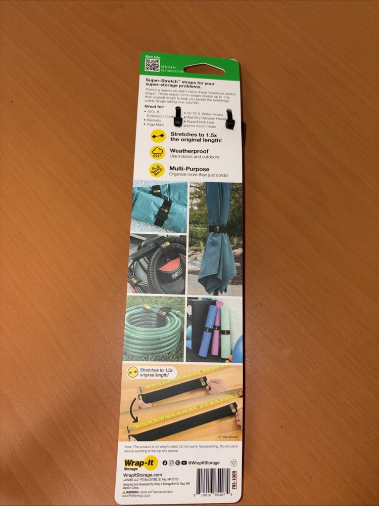 Wrap-It Super-Stretch™ Storage Straps - 18-in. (3-Pack)