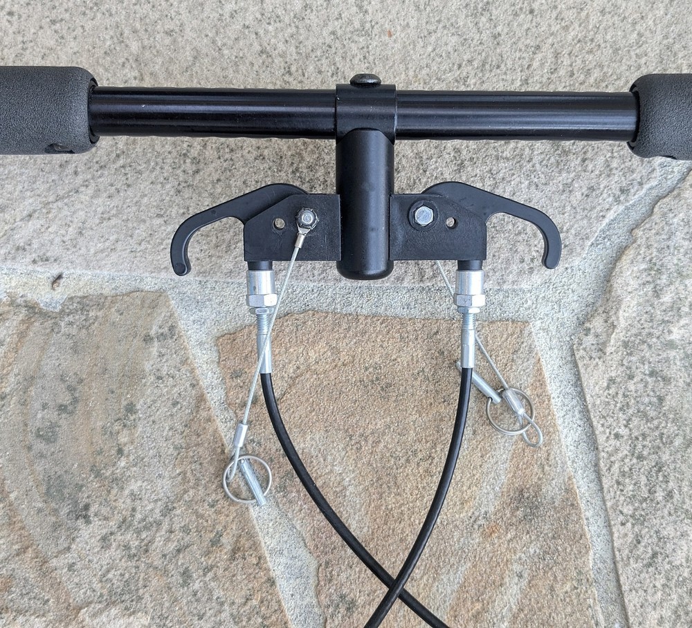 Quickie IRIS Tilt-in-Space Stroller Handle Assembly Large w/ Tilt Trigger