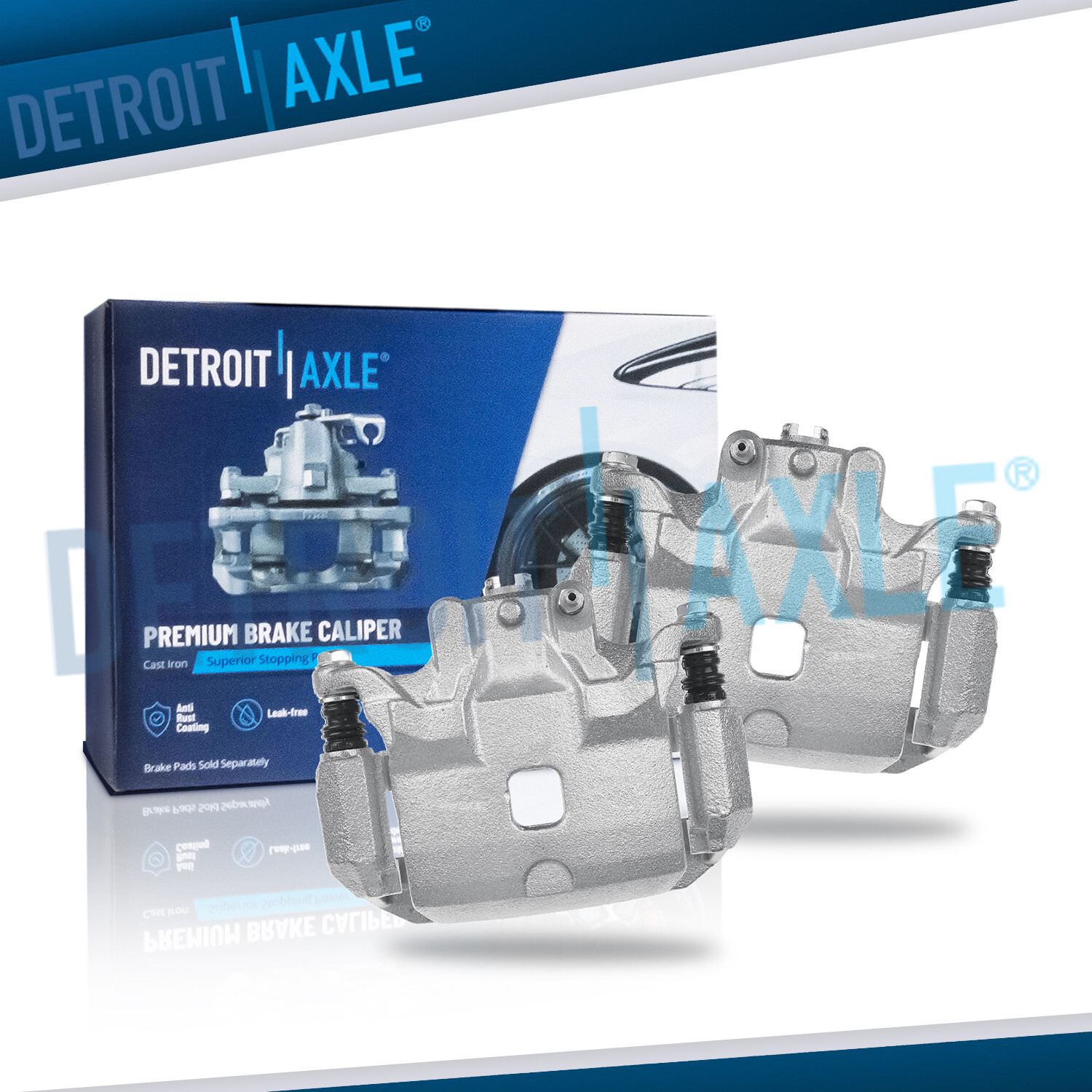 Front Left Right Brake Calipers w/ Brackets Assembly for Nissan Cube Tilda Versa