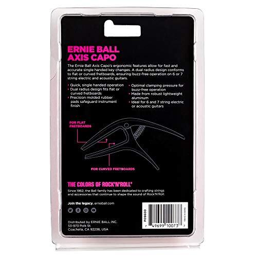 Axis Reversible 2-in-1 Capo - Black Satin