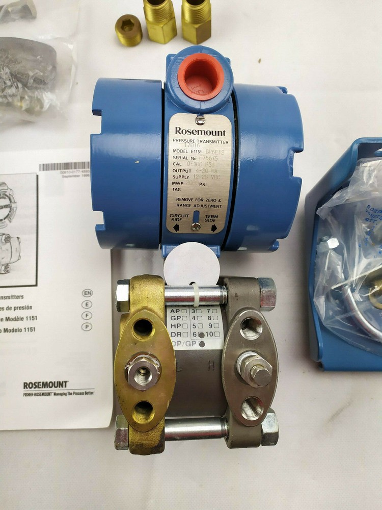 Rosemount E1151 Pressure Transmitter T7016 E1151 GP6E12