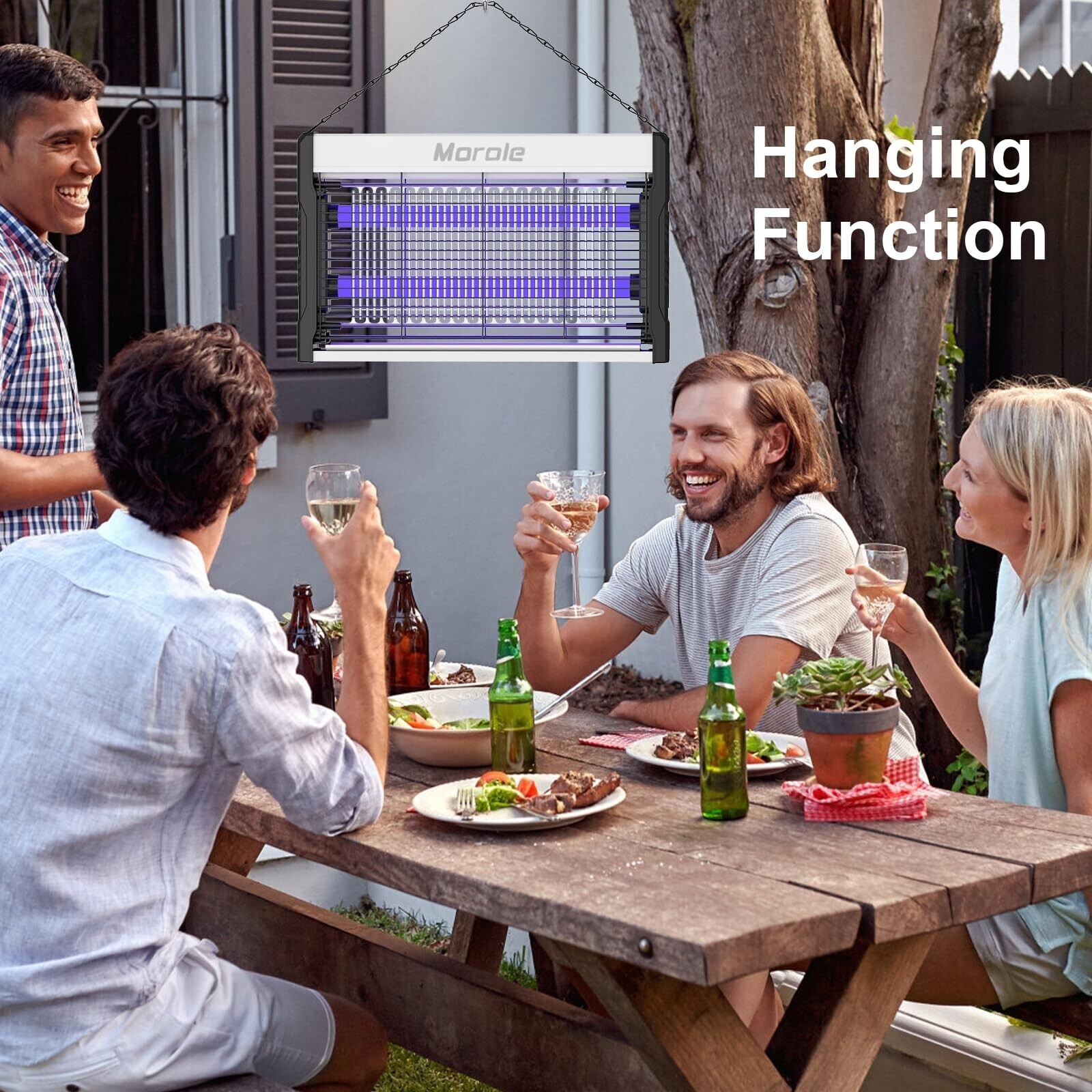 Lamp Insect Killer Mosquito Zapper Bug Pest Fly Trap Electric Indoor Light Lawn