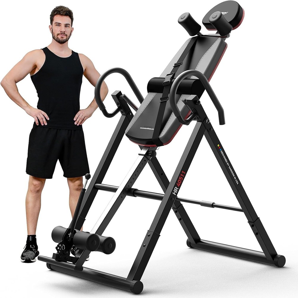 HARISON Inversion Table for Back Pain Relief - Decompression Back Stretcher