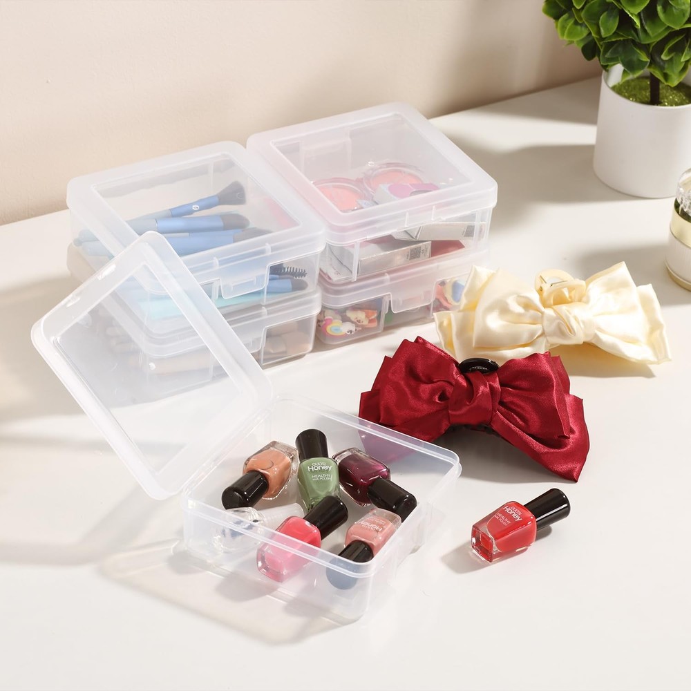 Small Plastic Storage Containers Clear Arts & Crafts Storage Boxes & Organize...