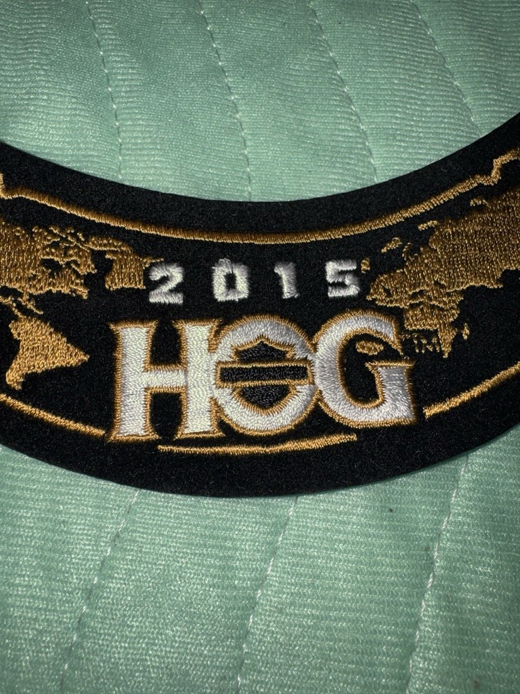 New WORLD  2015 Harley Davidson HOG Rocker Patch