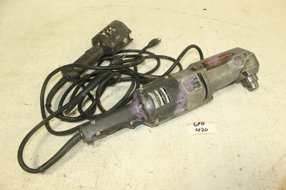 Black & Decker Timberwolf H.D.1/2" Angle Drill Model 1350-09  (Motor Does Spin)