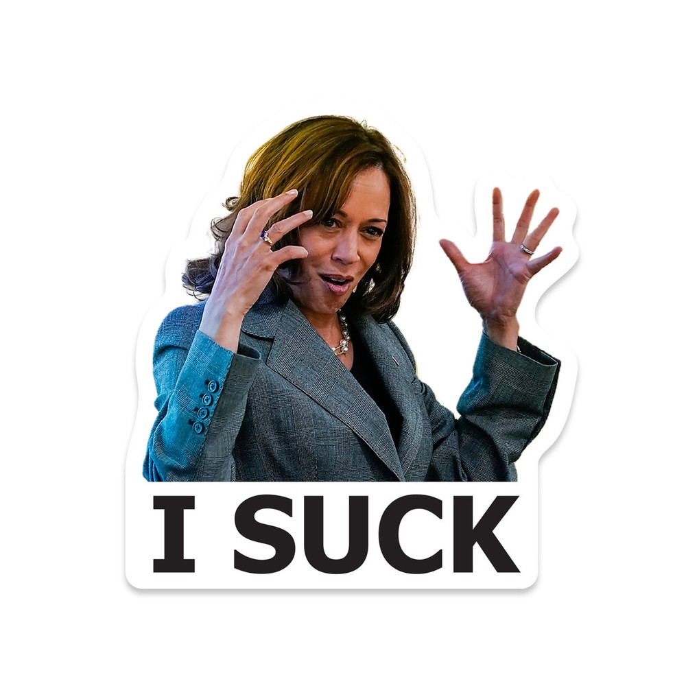 Kamala Harris I Suck Sticker