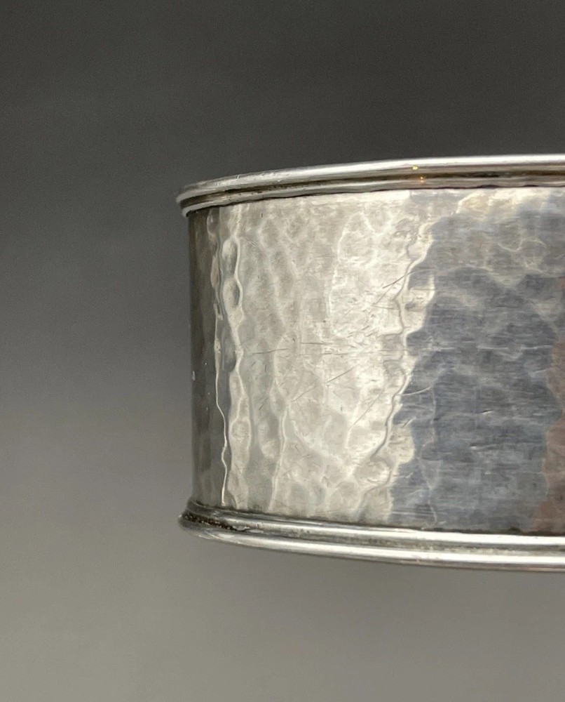 Sterling Silver Napkin Ring Engraved Name “Alvin” Webster