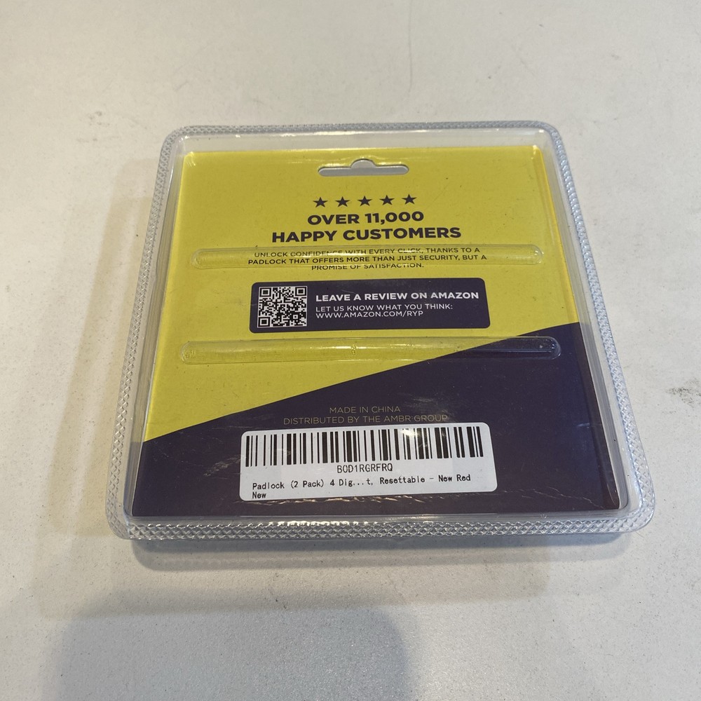 Desired Tools 4-Dial Combination Lock 2-Pack