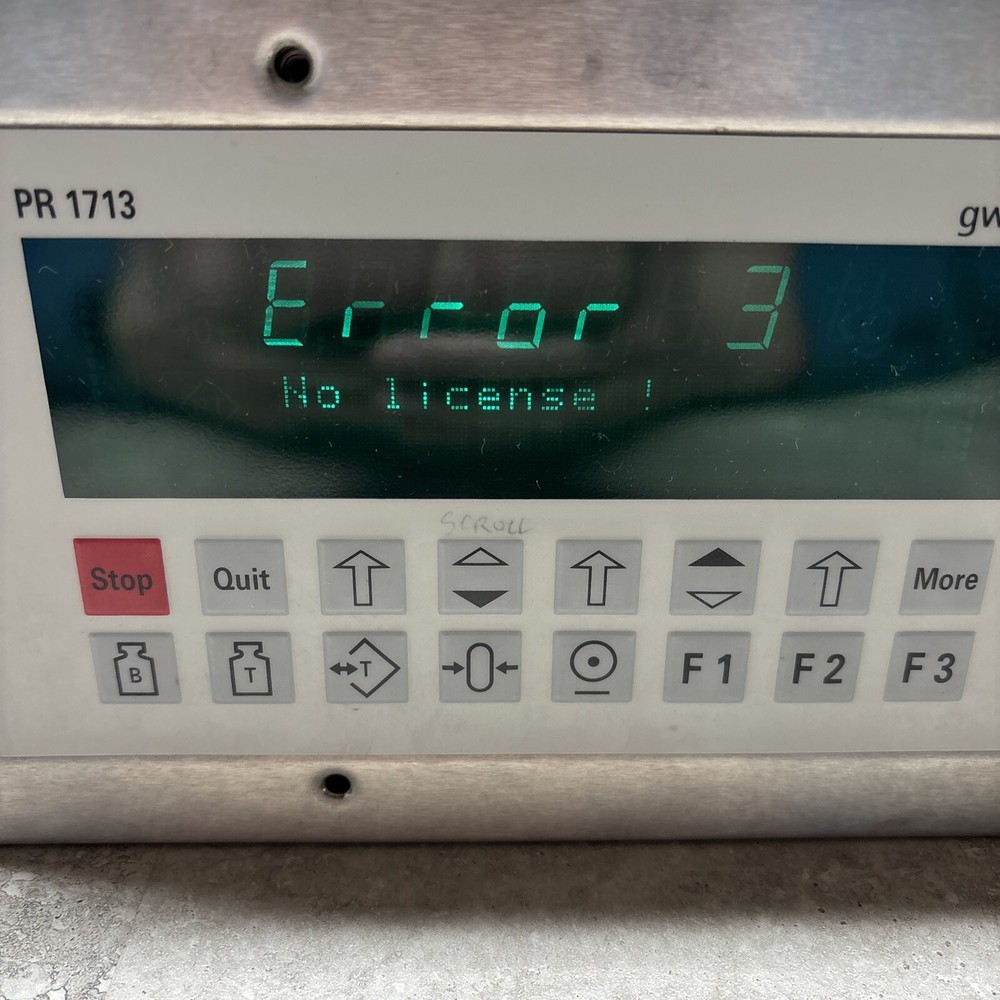 GWT PR 1713 Programmable Weighing And Batching Controller