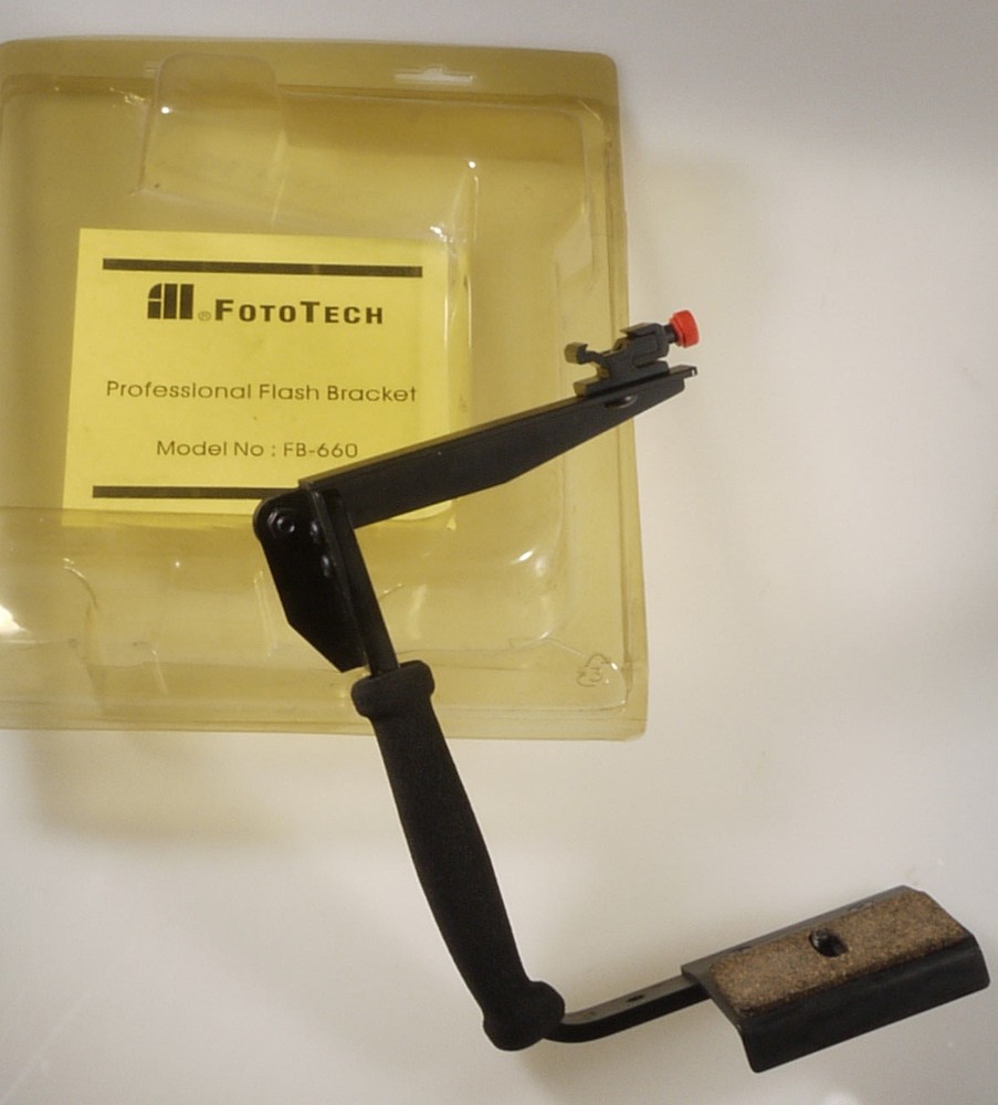 PRL) CAMERA FLASH BRACKET FB-660 FOTOTECH HOLDER BRACKET CAMERA MOUNT