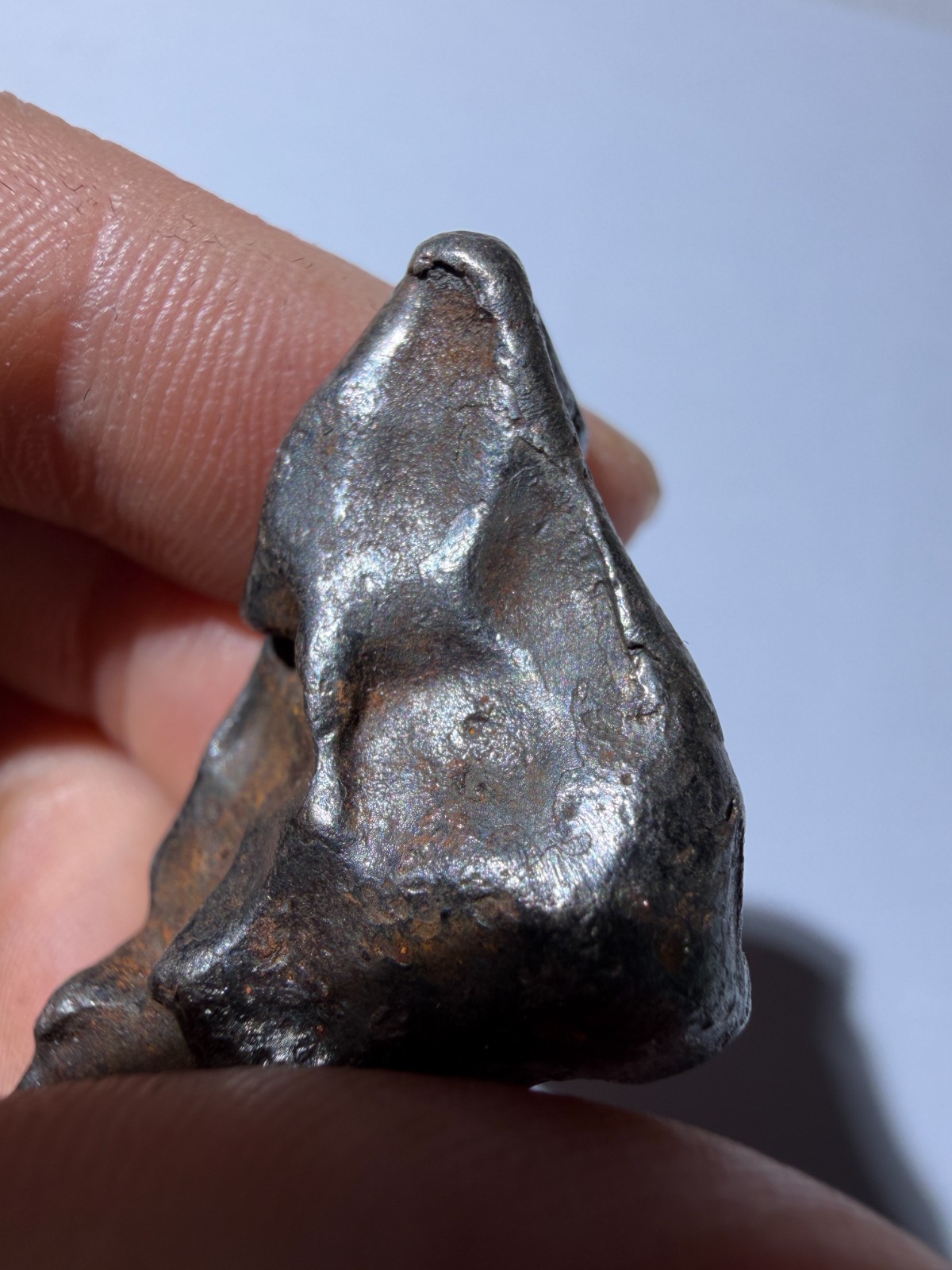 Sikhote-Alin Iron Meteorite 19.65g – Clear Rollover Lip + Beautiful Regmaglypts
