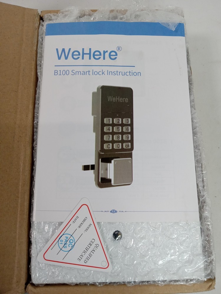X2 WehereKey Lock Box Wall Mount, OTP/Fixed Password, APP Bluetooth/Wi-Fi