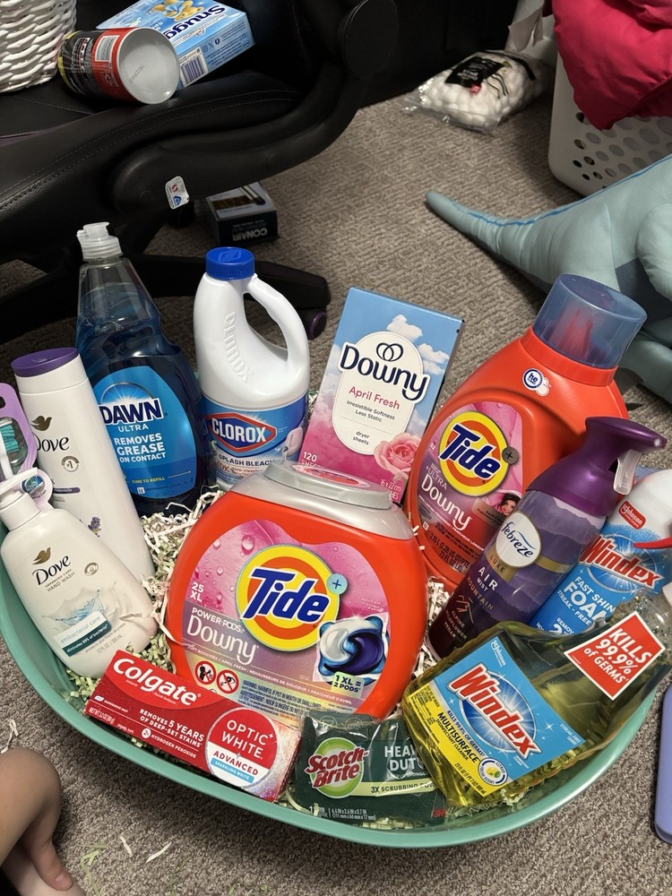 New Tide Plus Downy Gift Basket