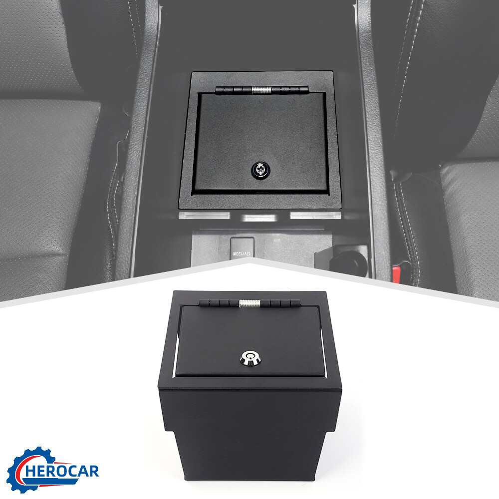 Anti-theft Lockable Center Console Safe Box Security Organizer for 4Runner 2010+