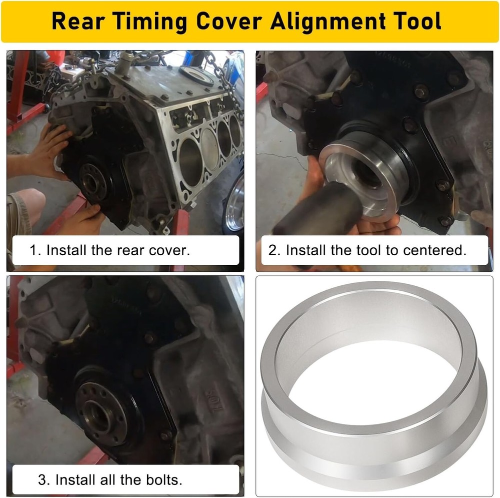 Front Rear Timing Cover & Oil Pans Alignment Tool for LS Engine LS1 LS2 LS3 LS6