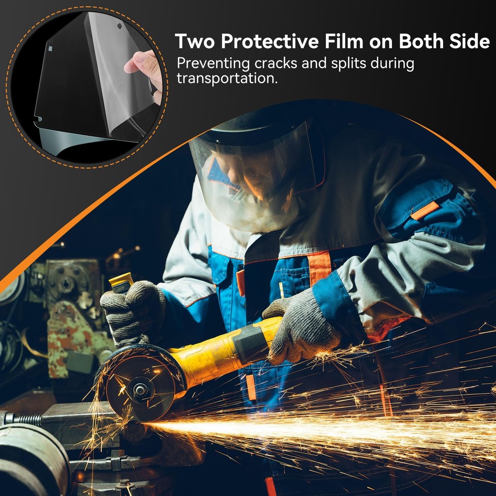 Replacement Window Compatible with Jackson Safety MAXVIEW Premium Face Shield...