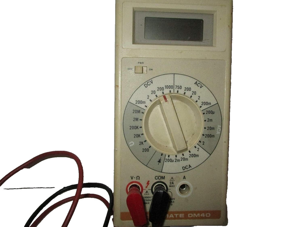 Vintage Circuitmate Digital Multi Meter DM40